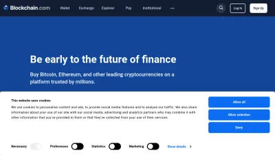 Screenshot of Blockchain.com