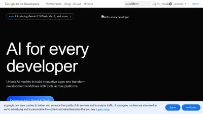 Screenshot preview of ai.google.dev