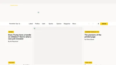 Screenshot preview of deseret.com
