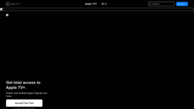 Screenshot of Tv.apple.com