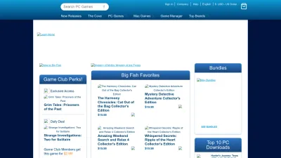 Screenshot of Bigfishgames.com