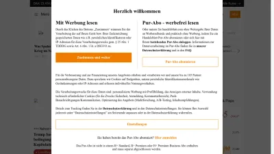 Screenshot preview of handelsblatt.com