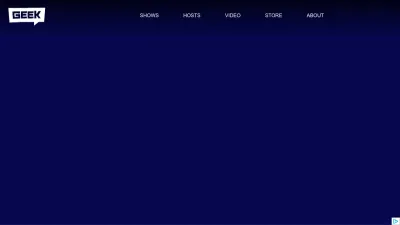 Screenshot of Geek.com