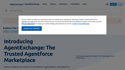 Screenshot preview of appexchange.salesforce.com