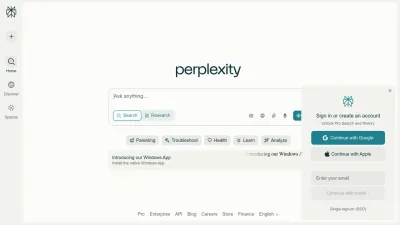 Screenshot of Perplexity.ai