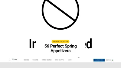 Screenshot preview of delish.com
