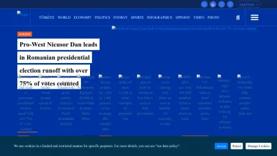 Screenshot of Aa.com.tr