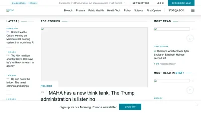 Screenshot preview of statnews.com