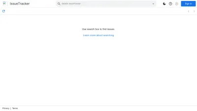 Screenshot of Issuetracker.google.com