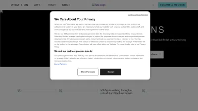 Screenshot preview of tate.org.uk