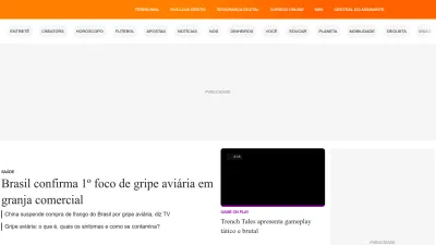 Screenshot of Terra.com.br
