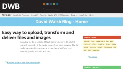Screenshot of Davidwalsh.name