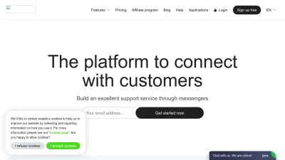 Screenshot of Jivochat.com
