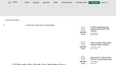 Screenshot preview of popularmechanics.com