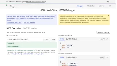 Screenshot of Jwt.io