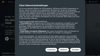 Screenshot preview of zdf.de