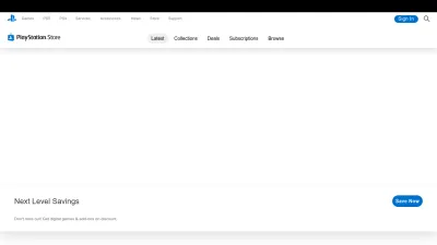Screenshot of Store.playstation.com