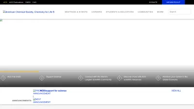 Screenshot preview of acs.org