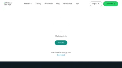 Screenshot preview of chat.whatsapp.com
