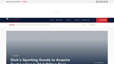 Screenshot preview of retailtouchpoints.com