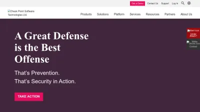 Screenshot preview of checkpoint.com