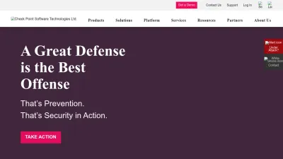 Screenshot of Checkpoint.com