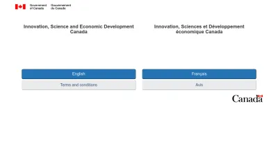 Screenshot of Ic.gc.ca