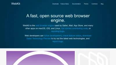 Screenshot of Webkit.org