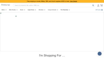 Screenshot of Lifeway.com