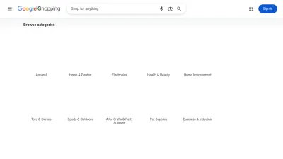 Screenshot preview of shopping.google.com