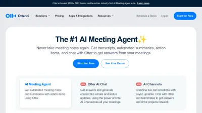 Screenshot of Otter.ai