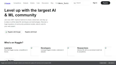 Screenshot preview of kaggle.com