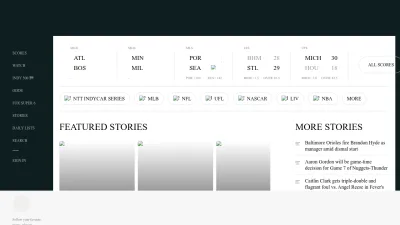 Screenshot of Foxsports.com