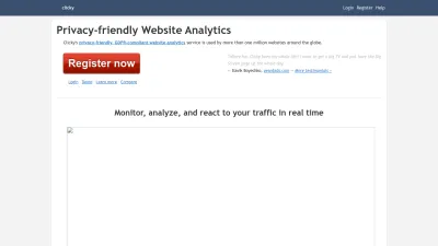 Screenshot preview of clicky.com