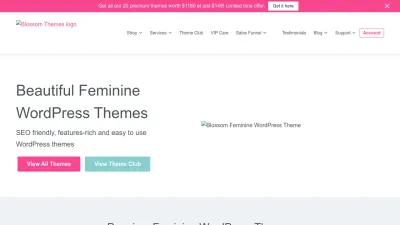 Screenshot preview of blossomthemes.com