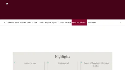 Screenshot of Decanter.com