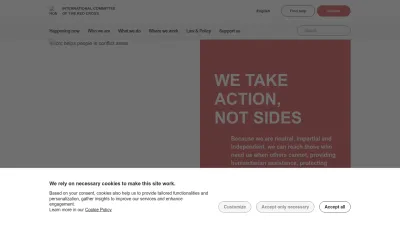 Screenshot of Icrc.org