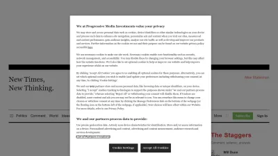 Screenshot preview of newstatesman.com