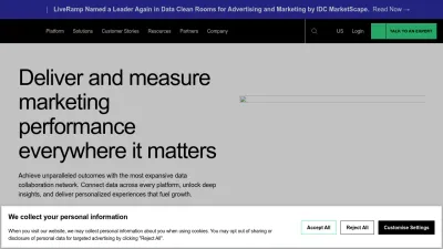 Screenshot of Liveramp.com
