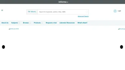 Screenshot of Taylorfrancis.com