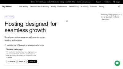 Screenshot of Liquidweb.com