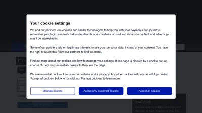 Screenshot of Tfl.gov.uk