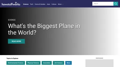 Screenshot preview of science.howstuffworks.com