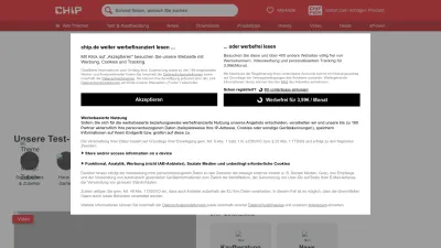Screenshot of Chip.de