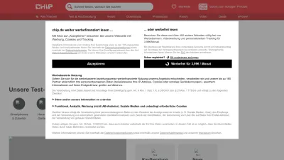 Screenshot preview of chip.de
