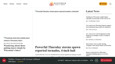 Screenshot of Wpr.org