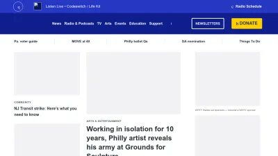 Screenshot of Whyy.org