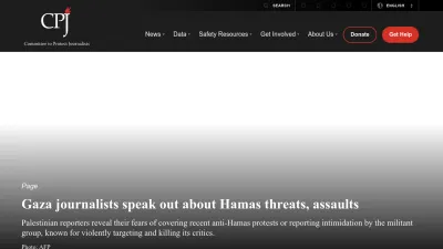 Screenshot of Cpj.org