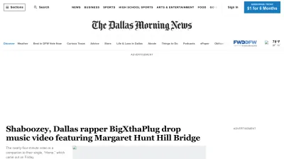 Screenshot preview of dallasnews.com
