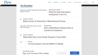 Screenshot of Pewtrusts.org